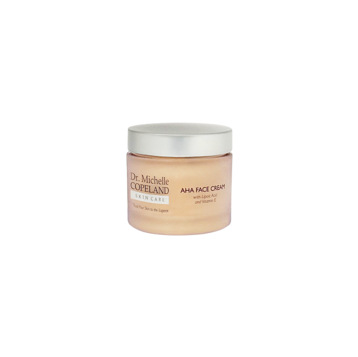 AHA Face Cream 2.5 oz jar on white background