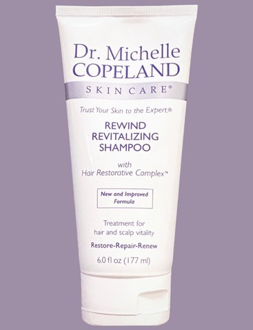 Dr. Michelle Copeland Skin Care Rewind Revitalizing Shampoo on a white background