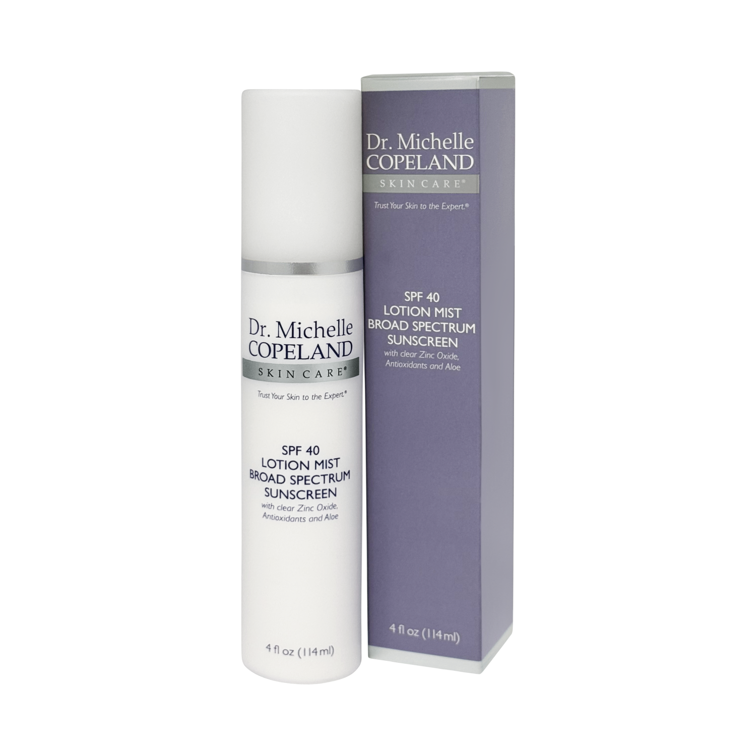 SPF-40 Lotion Mist Broad Spectrum Sunscreen 4 oz.