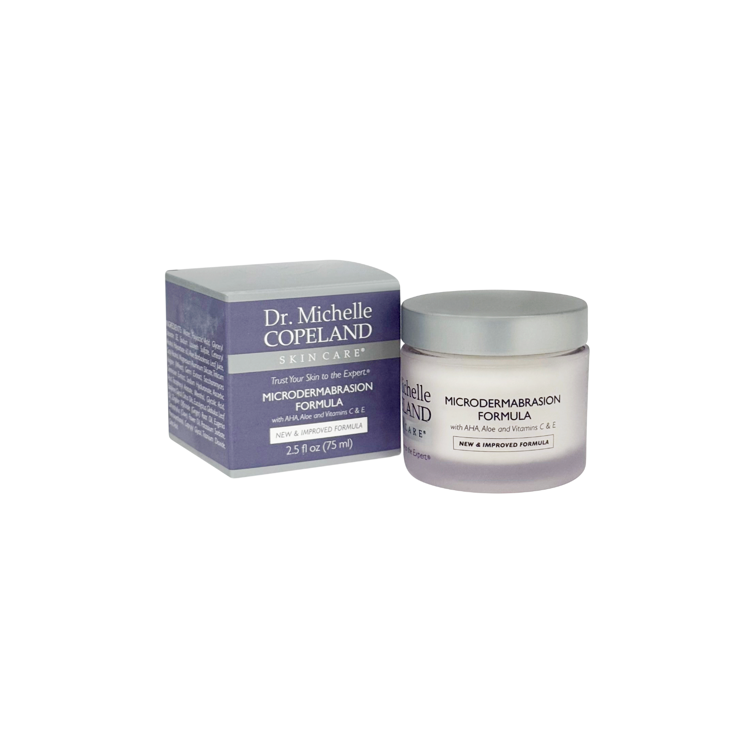 Dr. Michelle Copeland skincare product packaging on a white background