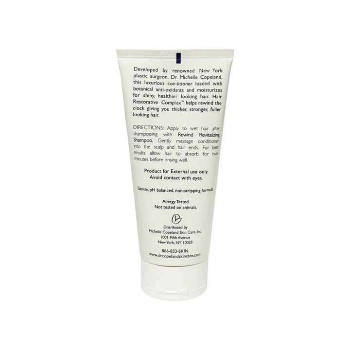 Rewind Revitalizing Conditioner tube with text back view