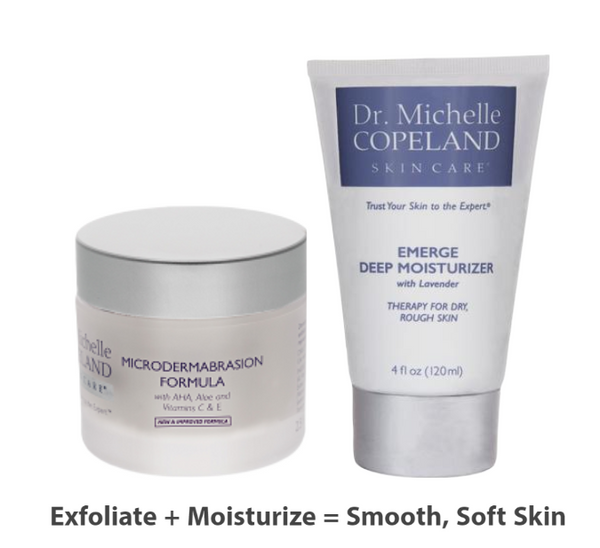 Microdermabrasion Formula + Emerge Deep Moisturizer with Lavender Smooth Skin Duo